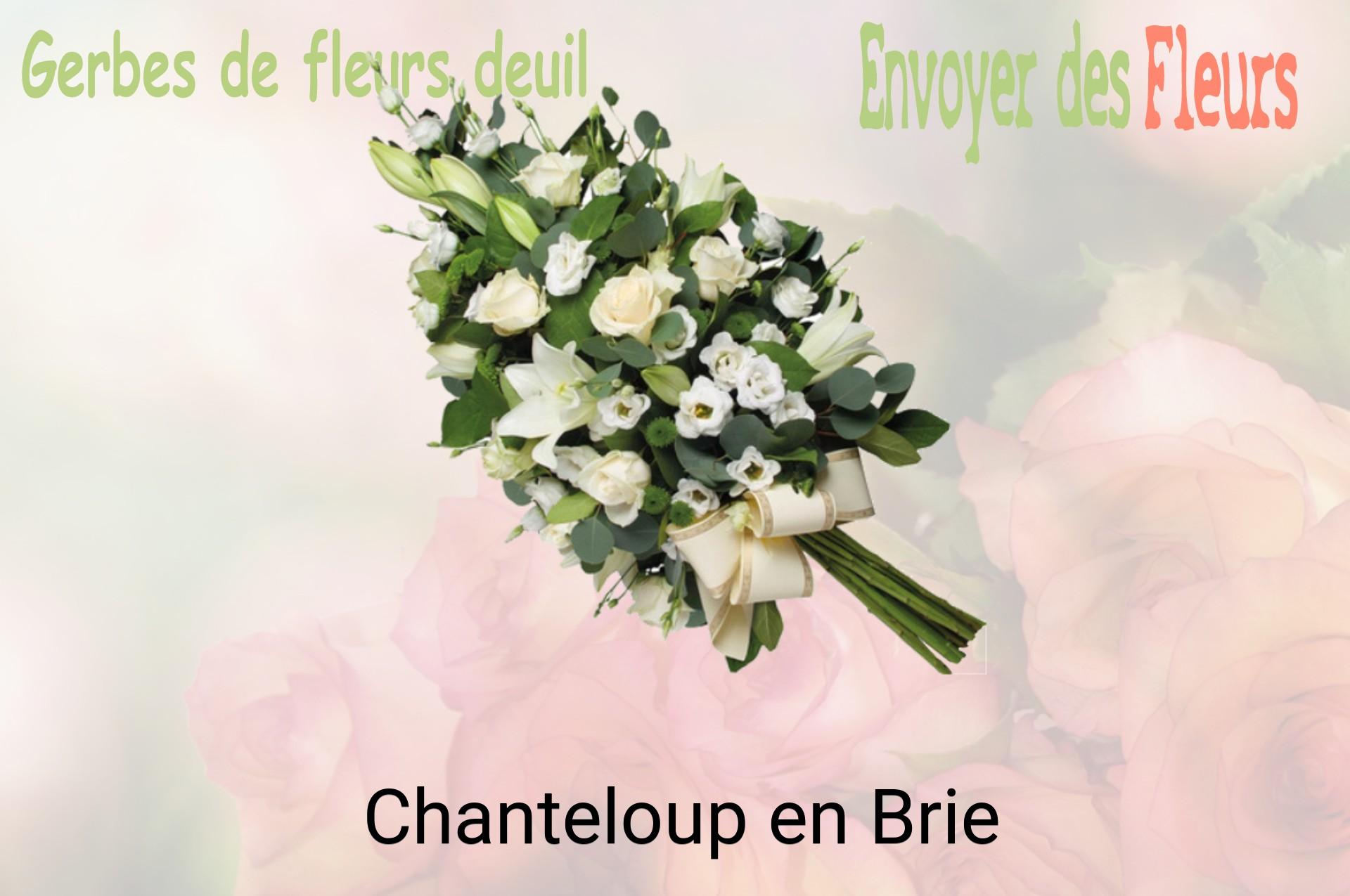 Gerbe de fleurs de deuil livrée à Chanteloup-en-Brie